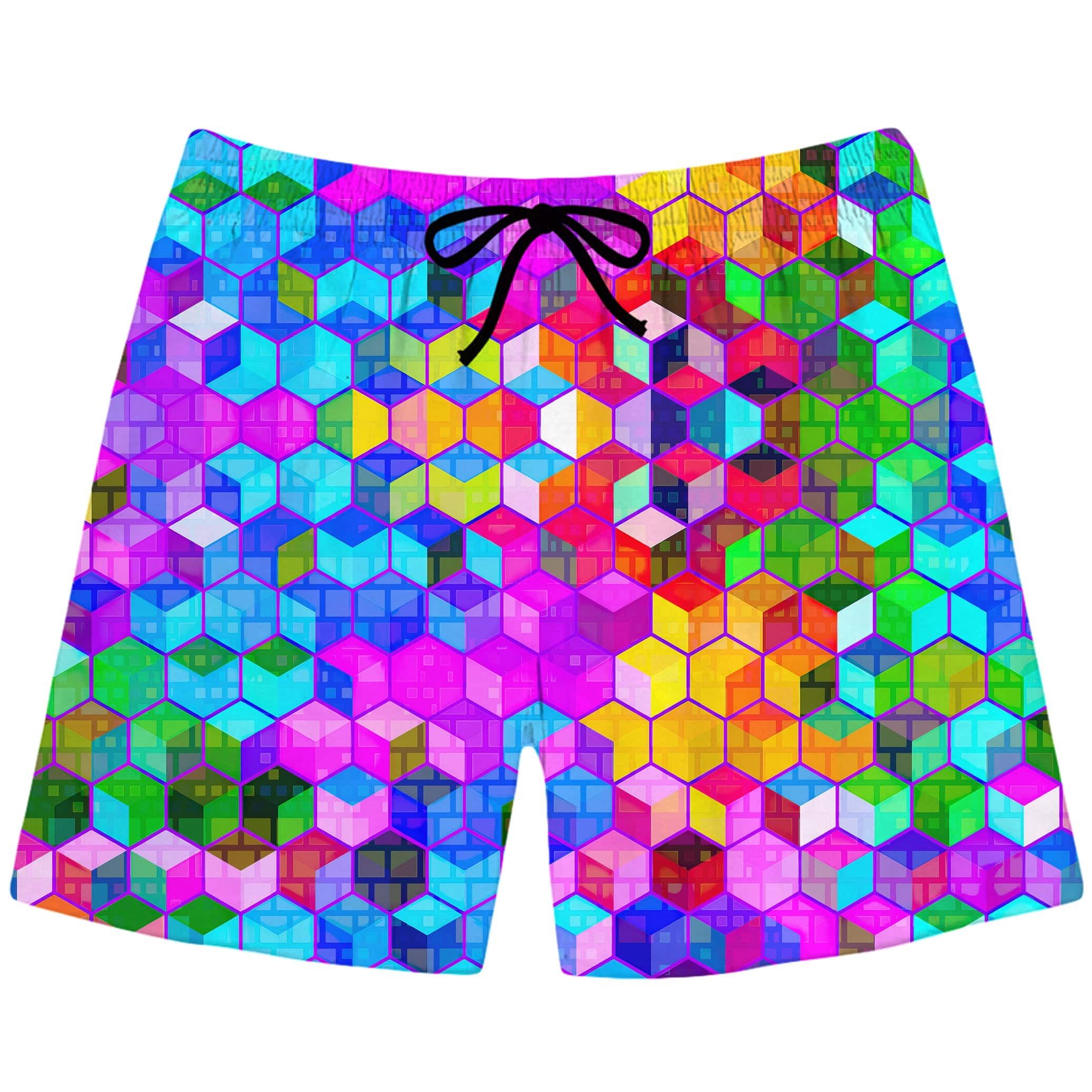 Cubism Swim Trunks