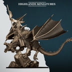 Aegean Elf Prince/Mage on Dragon, Highlands Miniatures