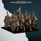 Aegean Sea Hippeis with bows, Highlands Miniatures