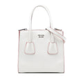 Mini Scamosciato Trimmed Glace Calf Twin Pocket Satchel