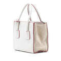 Mini Scamosciato Trimmed Glace Calf Twin Pocket Satchel