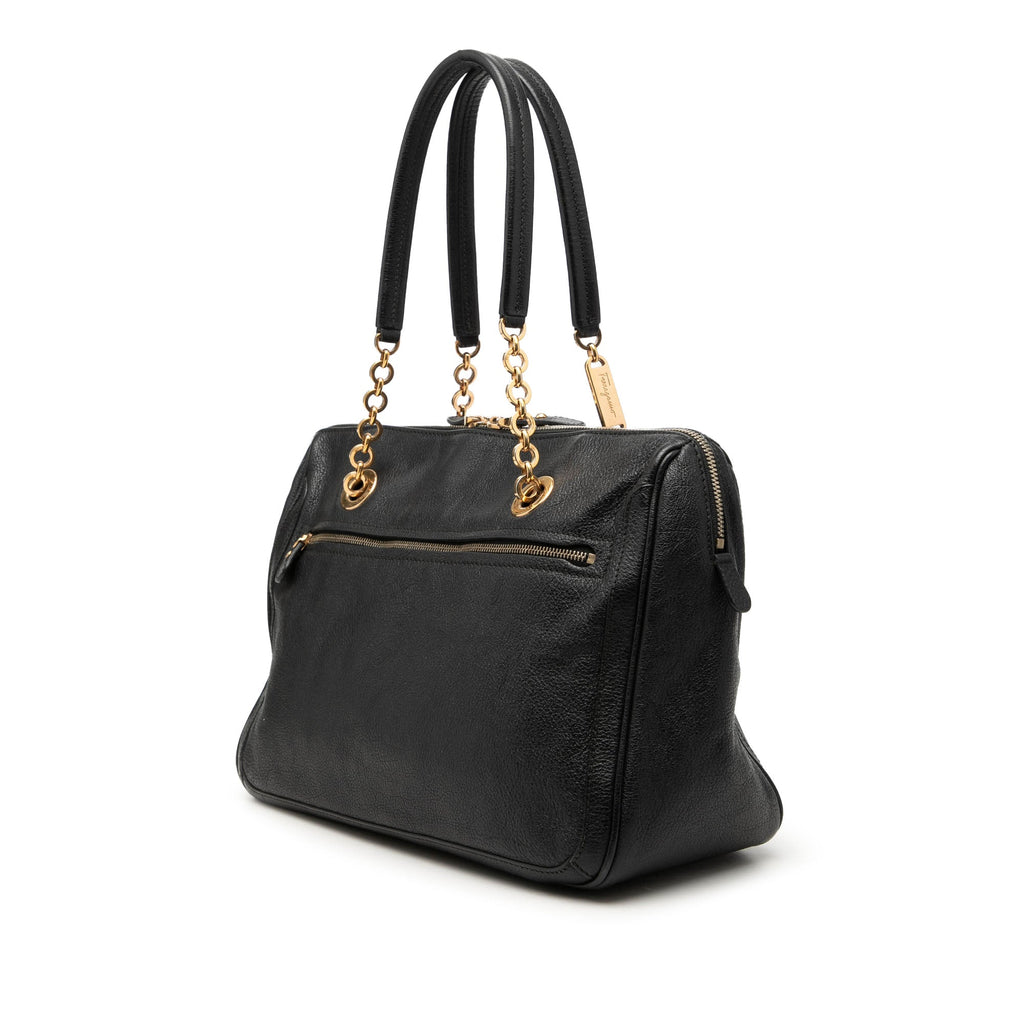 Buffalo Leather Fanya Chain Tote