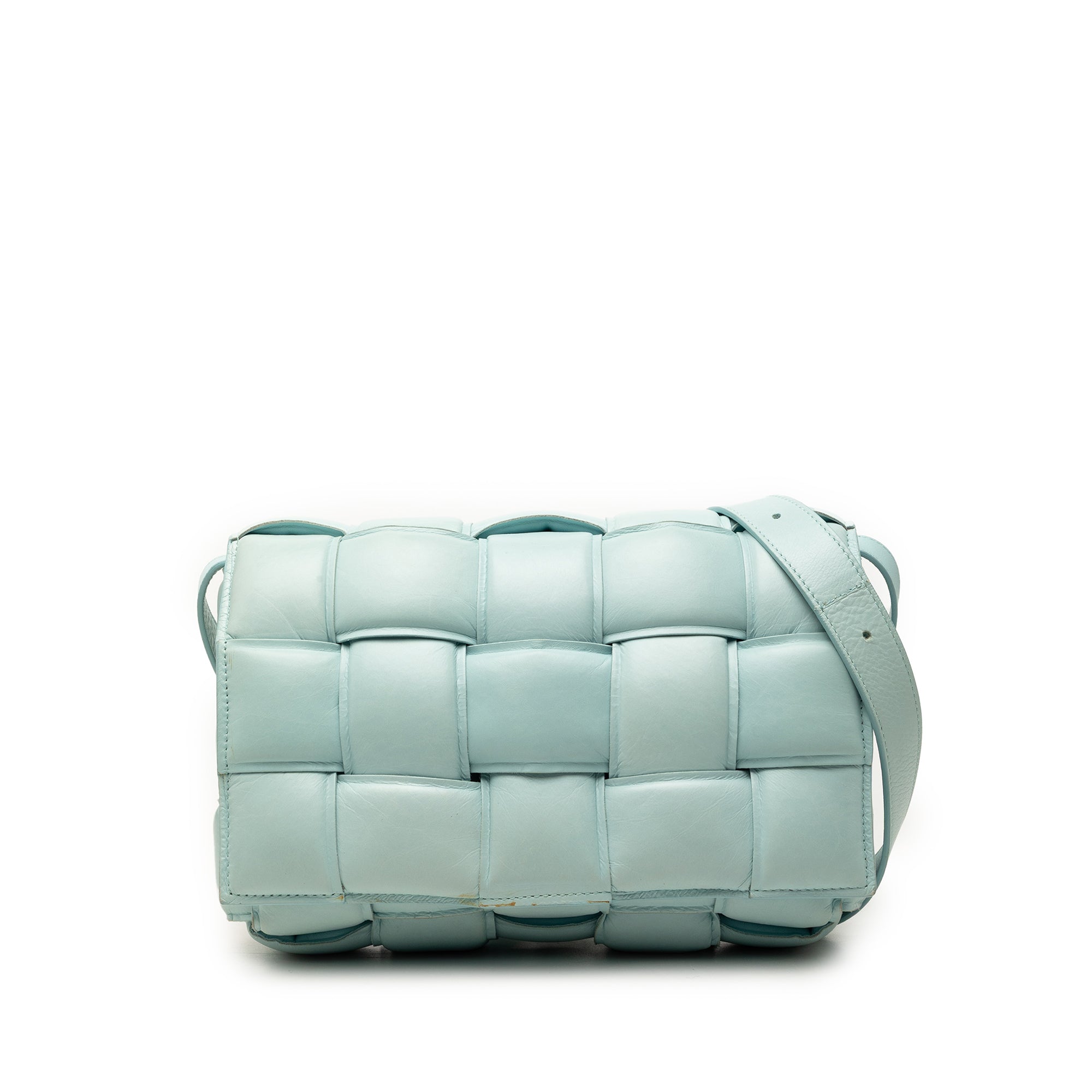 Nappa Intrecciato Padded Cassette Crossbody