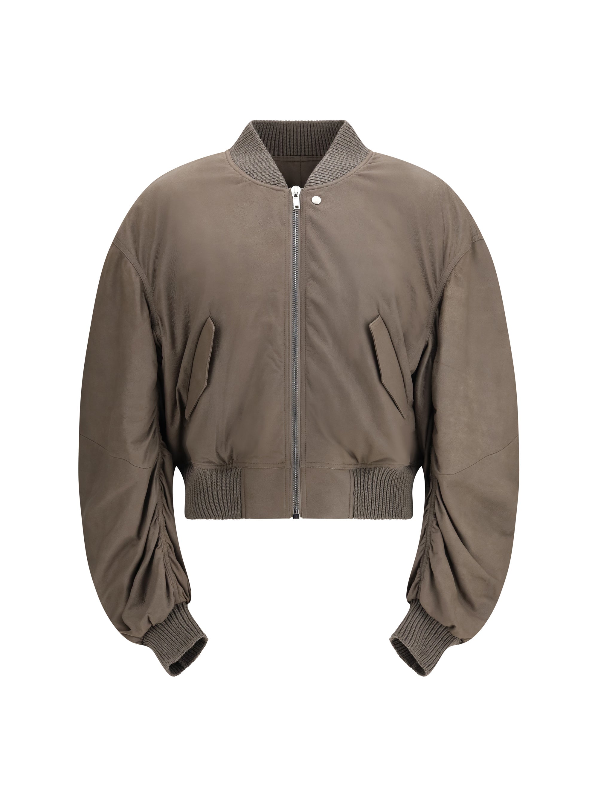 Rick Owens Secchia Bomber Jacket — Dust