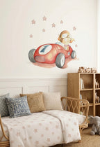 FAST CAR Car Kids' Decorative Vinyl - SUEÑOS DE CIGUEÑA