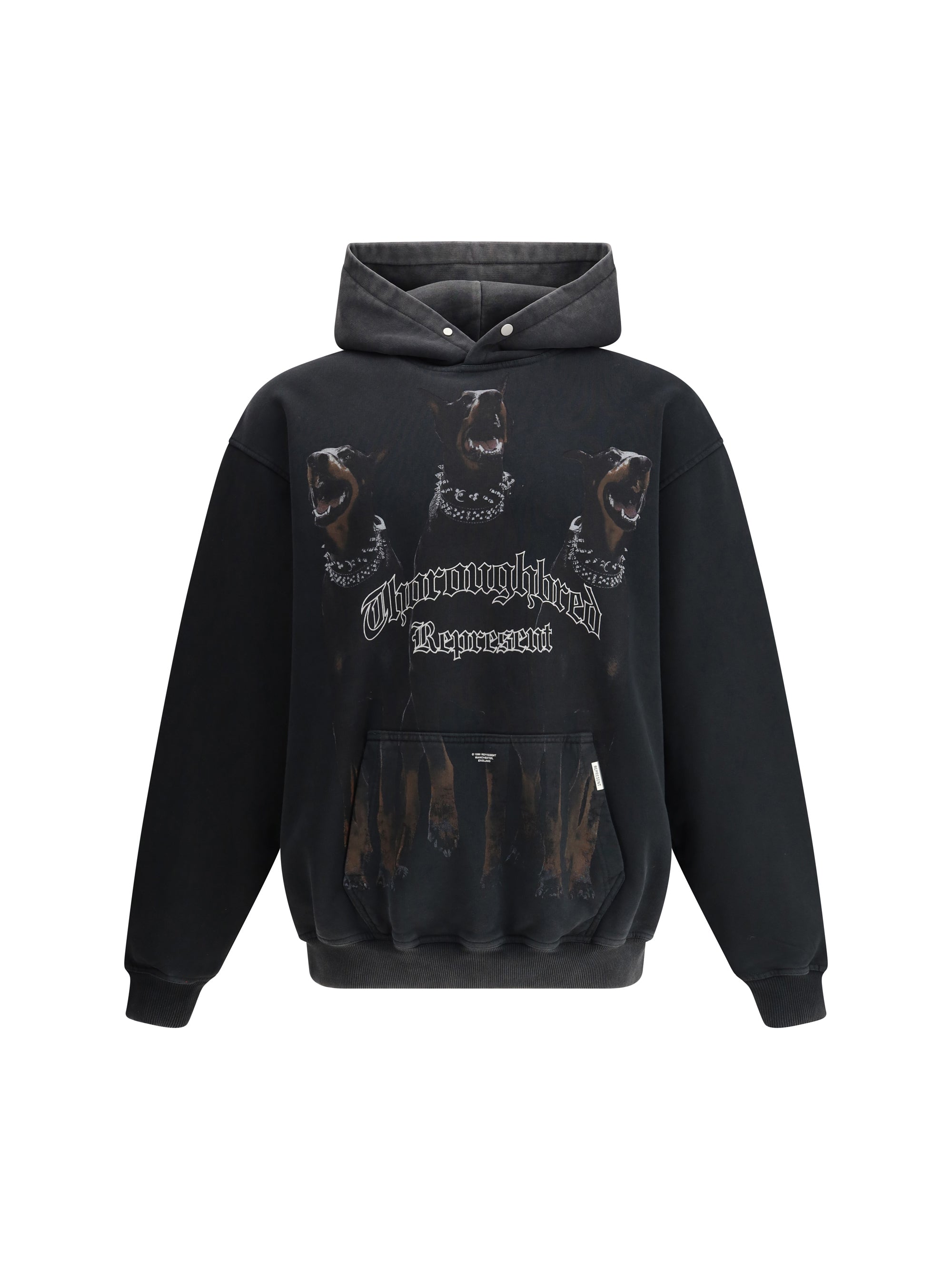Sudadera con Capucha Thoroughbred — Negra