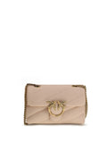 Pinko Love Baby Shoulder Bag — Beige