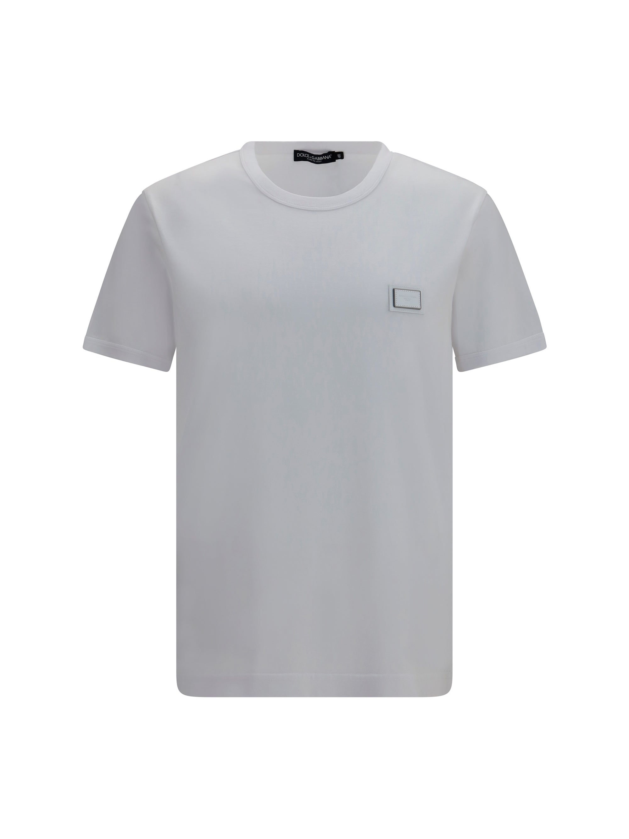 Dolce & Gabbana Logo Plaque T-Shirt — White