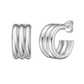 Triple Row C Hoops