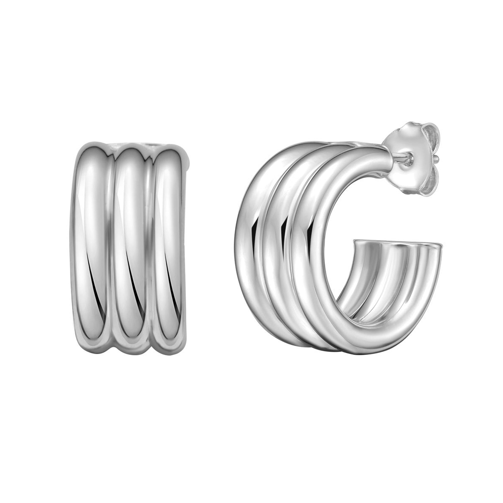 Triple Row C Hoops