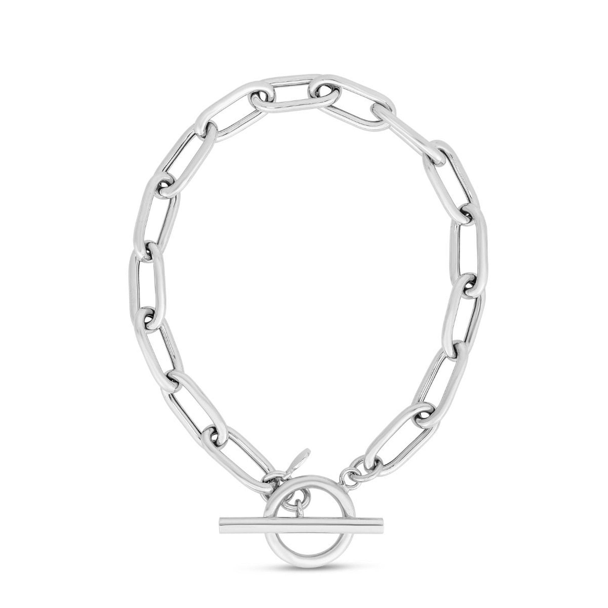 Paperclip Toggle Bracelet