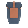 Bicolor Grained Calfskin Gate Pocket Crossbody