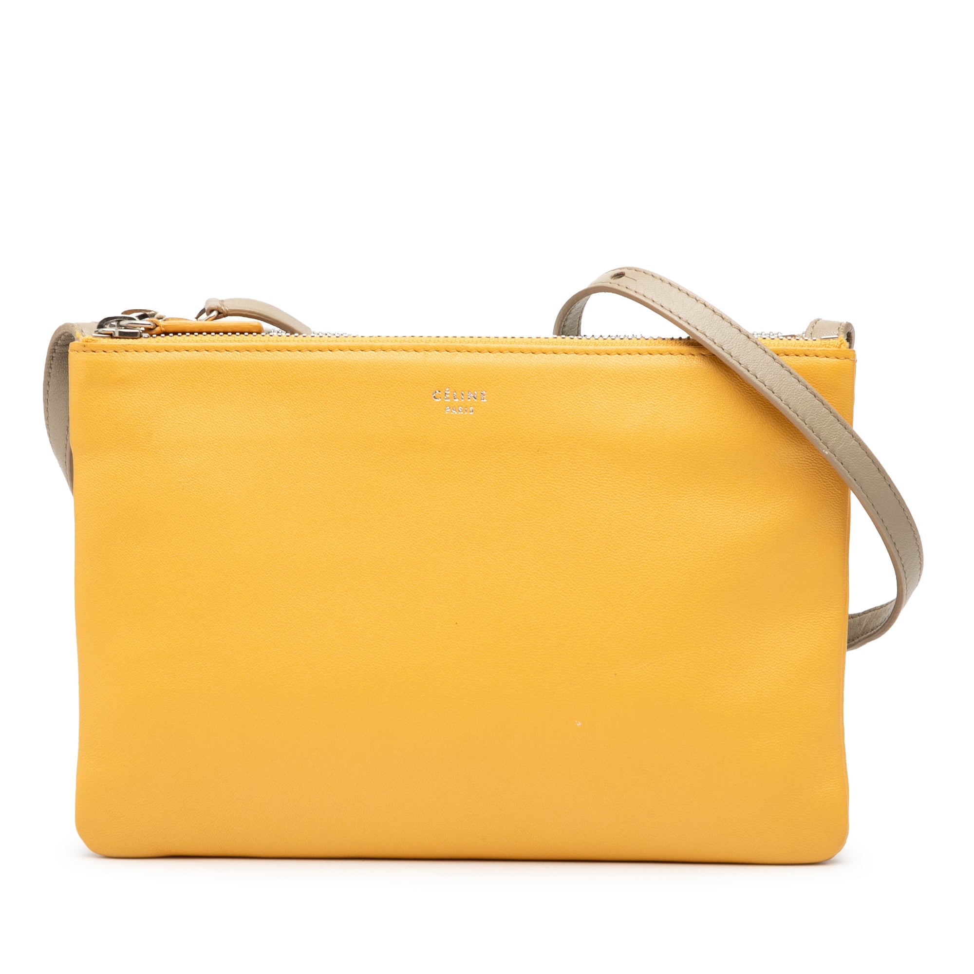 Large Tricolor Lambskin Trio Crossbody