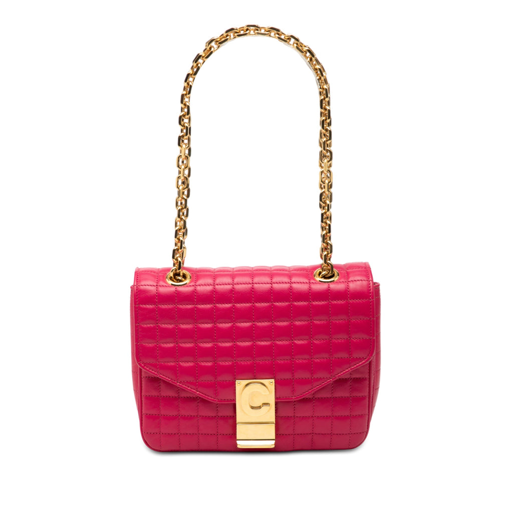 Small Quilted Calfskin C Bag
