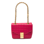 Small Quilted Calfskin C Bag