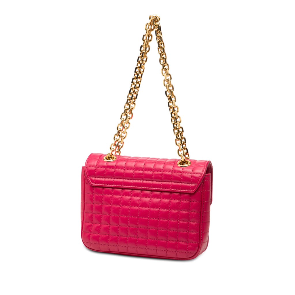Small Quilted Calfskin C Bag