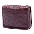 Crinkled Calfskin Niki Wallet on Chain