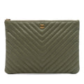 Medium Chevron Calfskin O Case Clutch