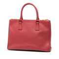 Medium Saffiano Lux Galleria Double Zip Satchel