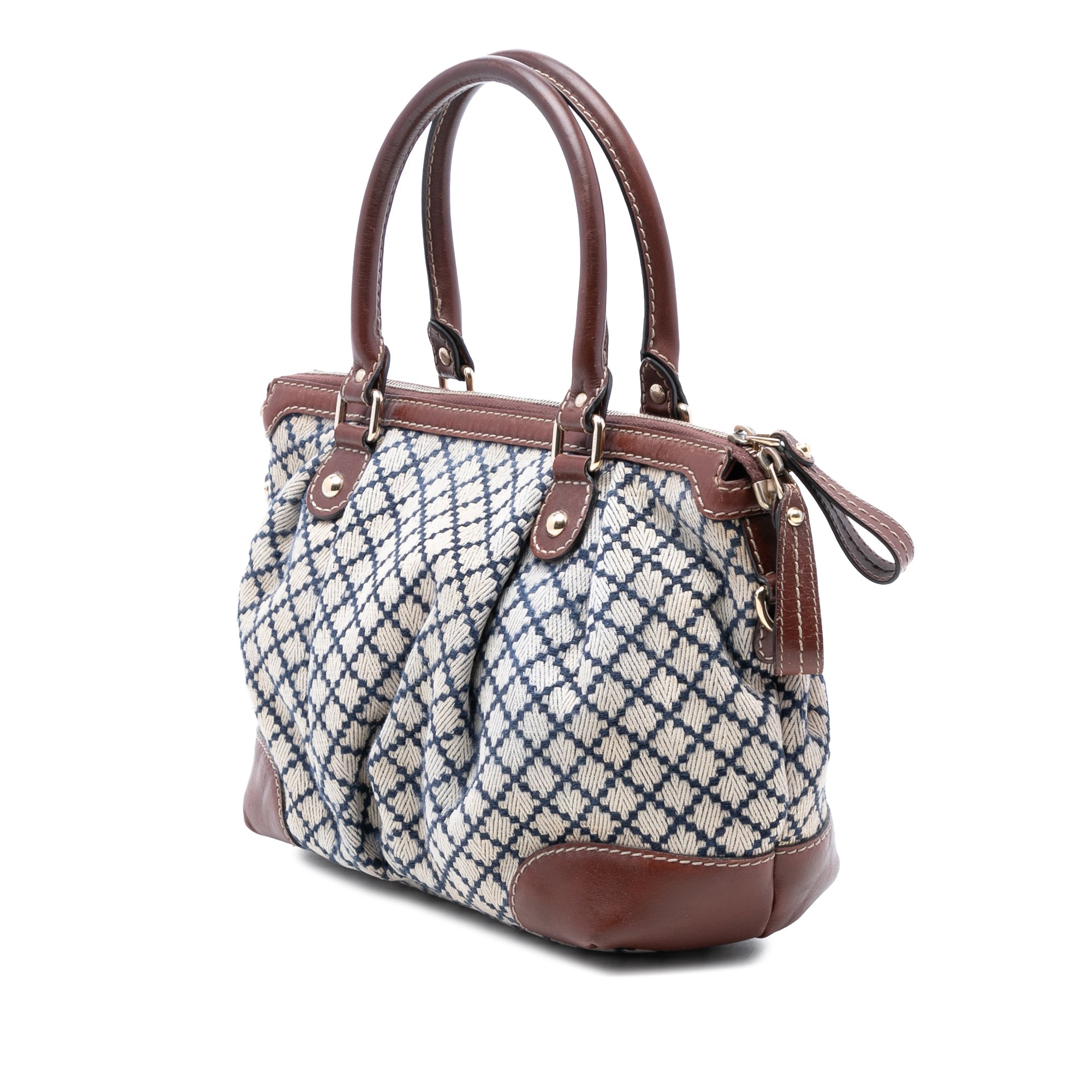 Diamante Canvas Sukey Satchel