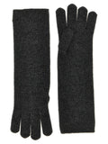 Max Mara Alaggio Gloves — Charcoal