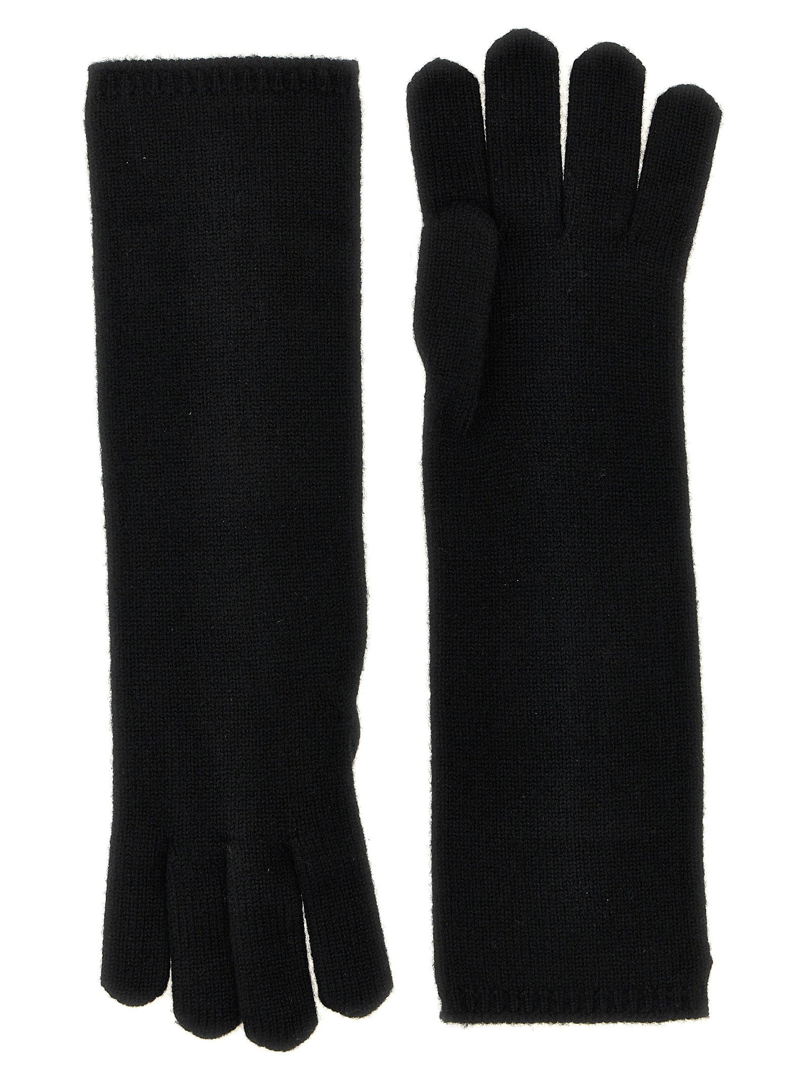 Max Mara Alaggio Gloves — Black