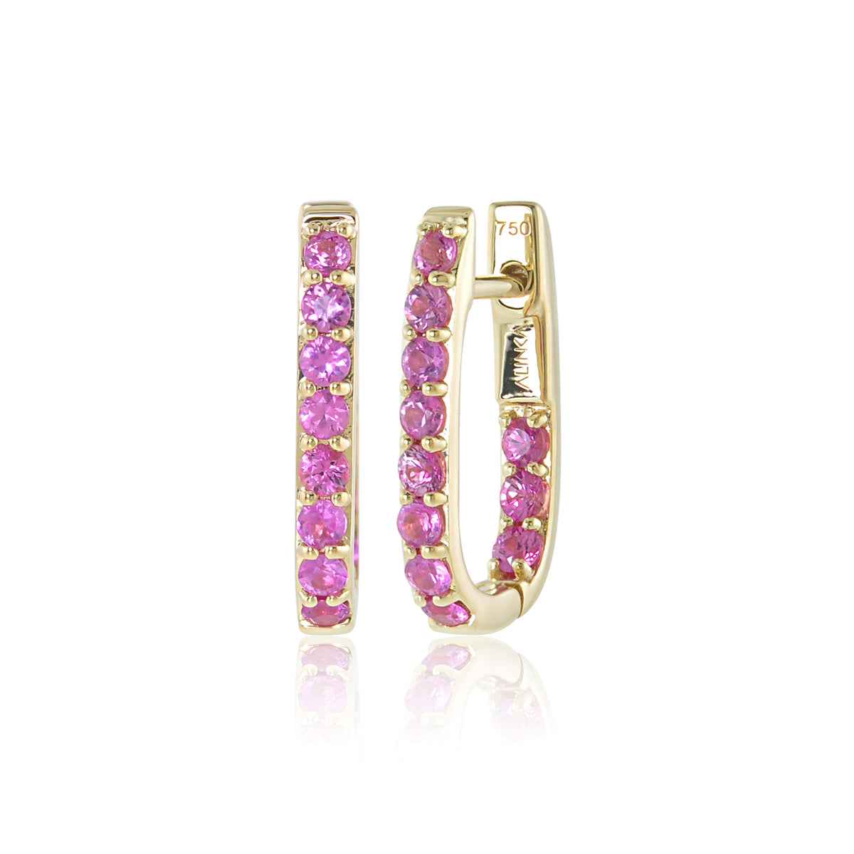 LINKA Mini Pink Sapphire Earring Single By ALINKA Fine Jewellery