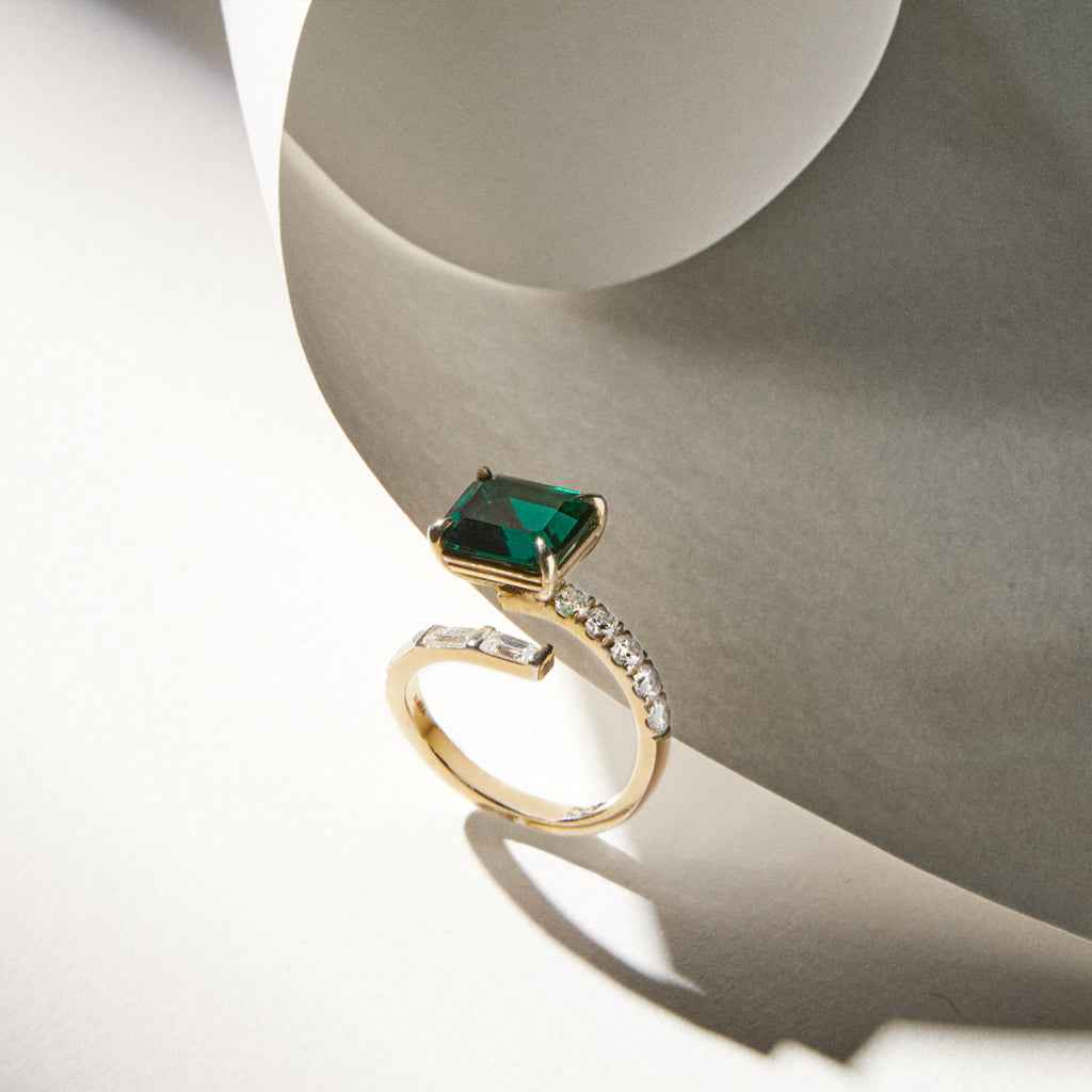 ECLIPSE Emerald & Diamond Ring POA By ALINKA Fine Jewellery