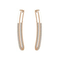 LUNA Diamond Hoop Earrings Pair By ALINKA Fine Jewellery