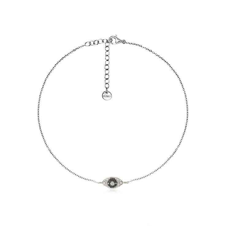 EVIL EYE Diamond Anklet By ALINKA Fine Jewellery