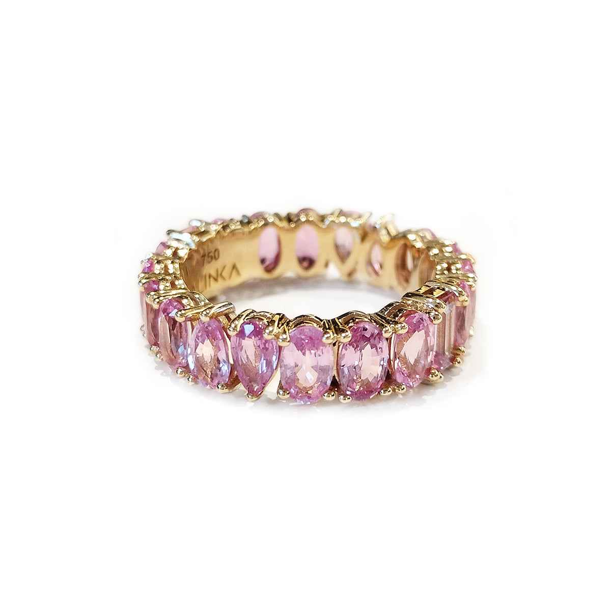 Pink Sapphire ETERNITY Ring By ALINKA Fine Jewellery
