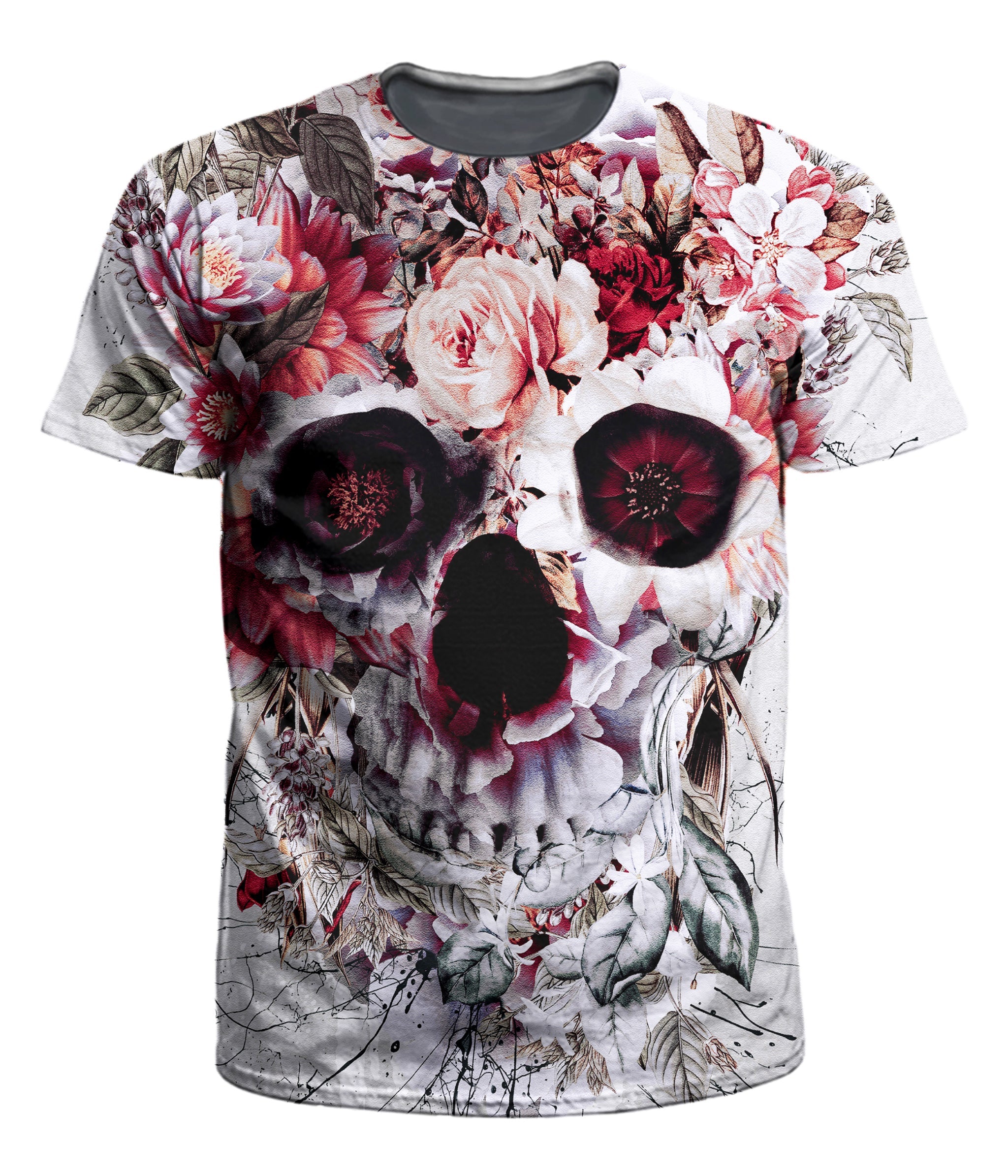 Floral Skull Men's T-Shirt