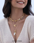 Swivel Layered Necklace By KYNAH, Luxury Indian Fashion & Bridal Wear