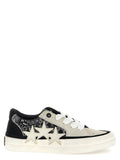 Amiri Bandana Sunset Skate Sneaker — Cream