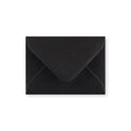 Black Gummed V-Flap Greeting Card Envelope (70 x 100mm)