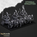 Ancient Skeketal Chariots, Highlands Miniatures