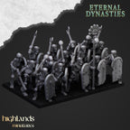 Ancient Skeletons with Spears/Hand weapon, Highlands Miniatures