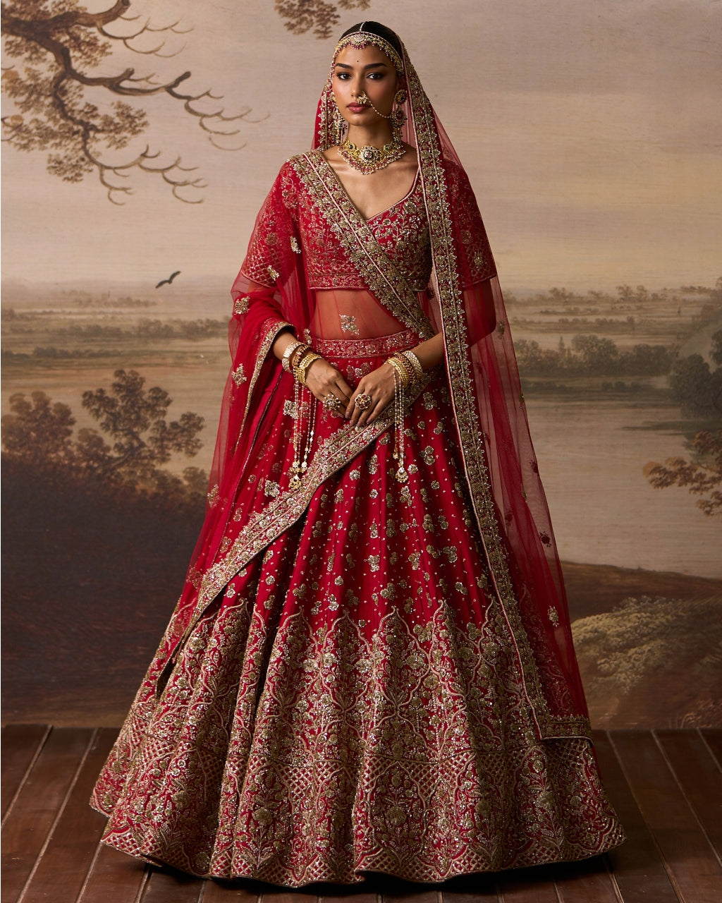 Darshan Lehenga Set By KYNAH, Luxury Indian Fashion & Bridal Wear