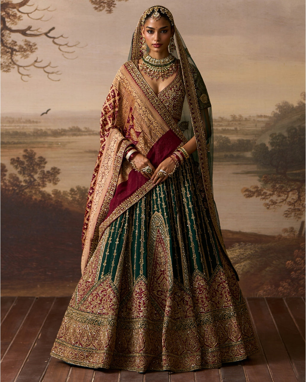 Raavi Lehenga Set By KYNAH, Luxury Indian Fashion & Bridal Wear