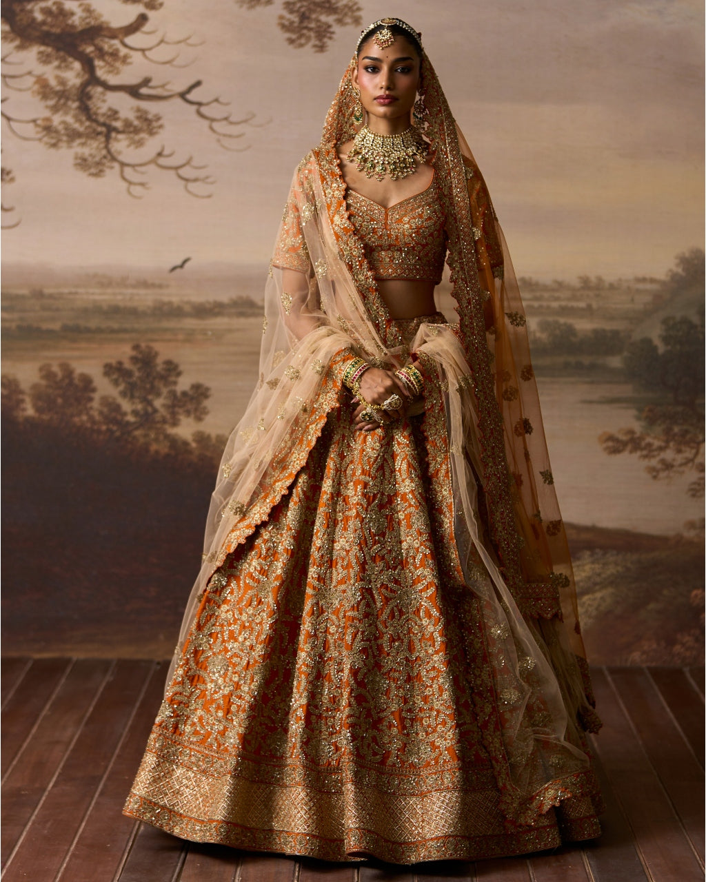 Kesar Lehenga Set By KYNAH, Luxury Indian Fashion & Bridal Wear