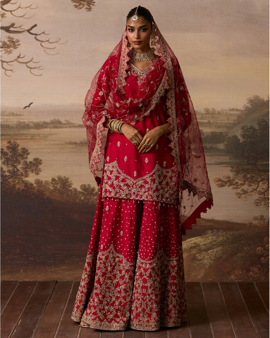 Sukoon Sharara Set By KYNAH, Luxury Indian Fashion & Bridal Wear