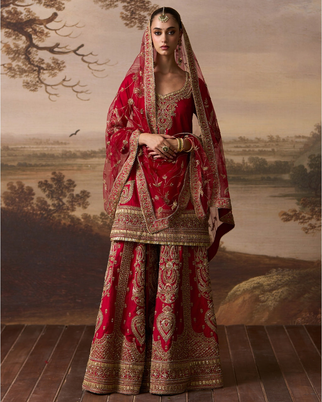 Kiran Sharara Set By KYNAH, Luxury Indian Fashion & Bridal Wear
