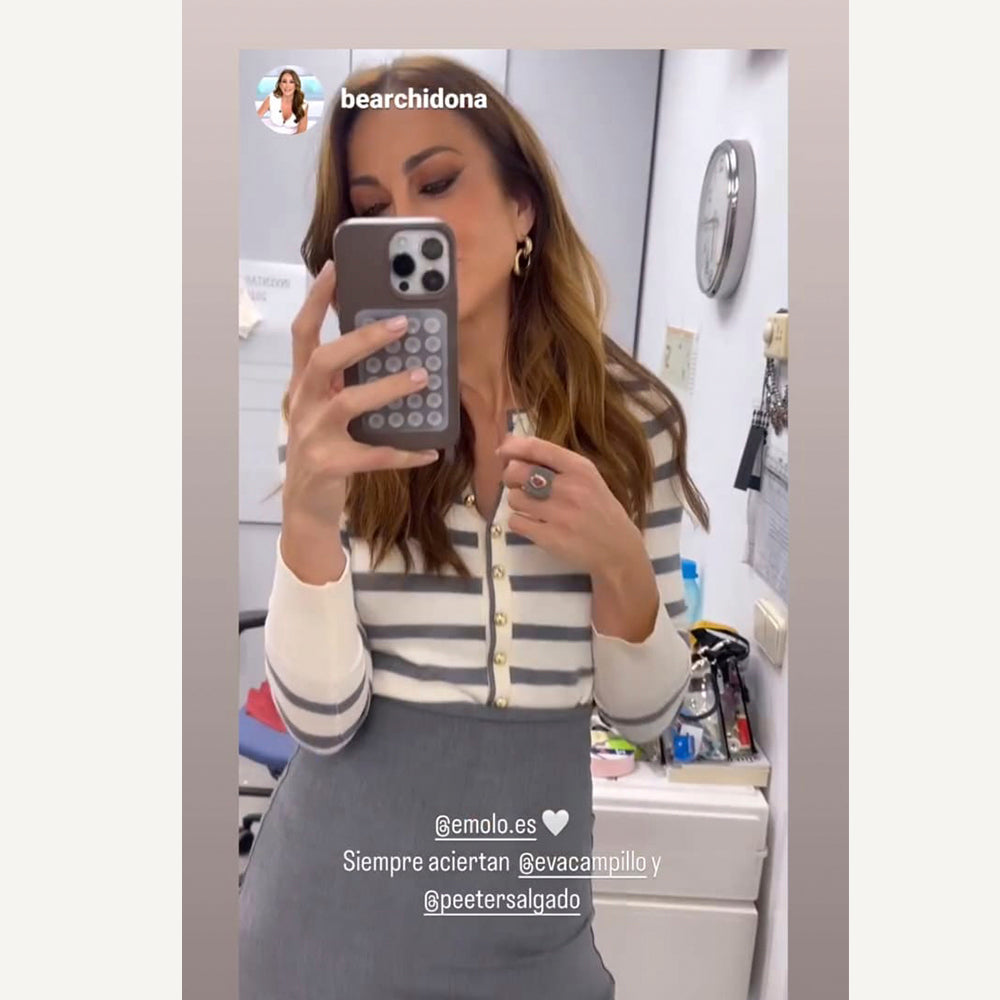 Anillo mujer gris con agata miel