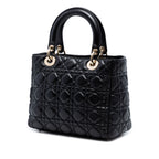 Medium Lambskin Cannage Lady Dior