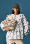 Anthea Blouse - Delft Flower