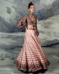Blush Pink Skirt Set By KYNAH, Luxury Indian Fashion & Bridal Wear