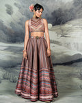 Multi-Hued Skirt Set By KYNAH, Luxury Indian Fashion & Bridal Wear