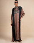 Multicoloured Striped Kaftan By KYNAH, Luxury Indian Fashion & Bridal Wear