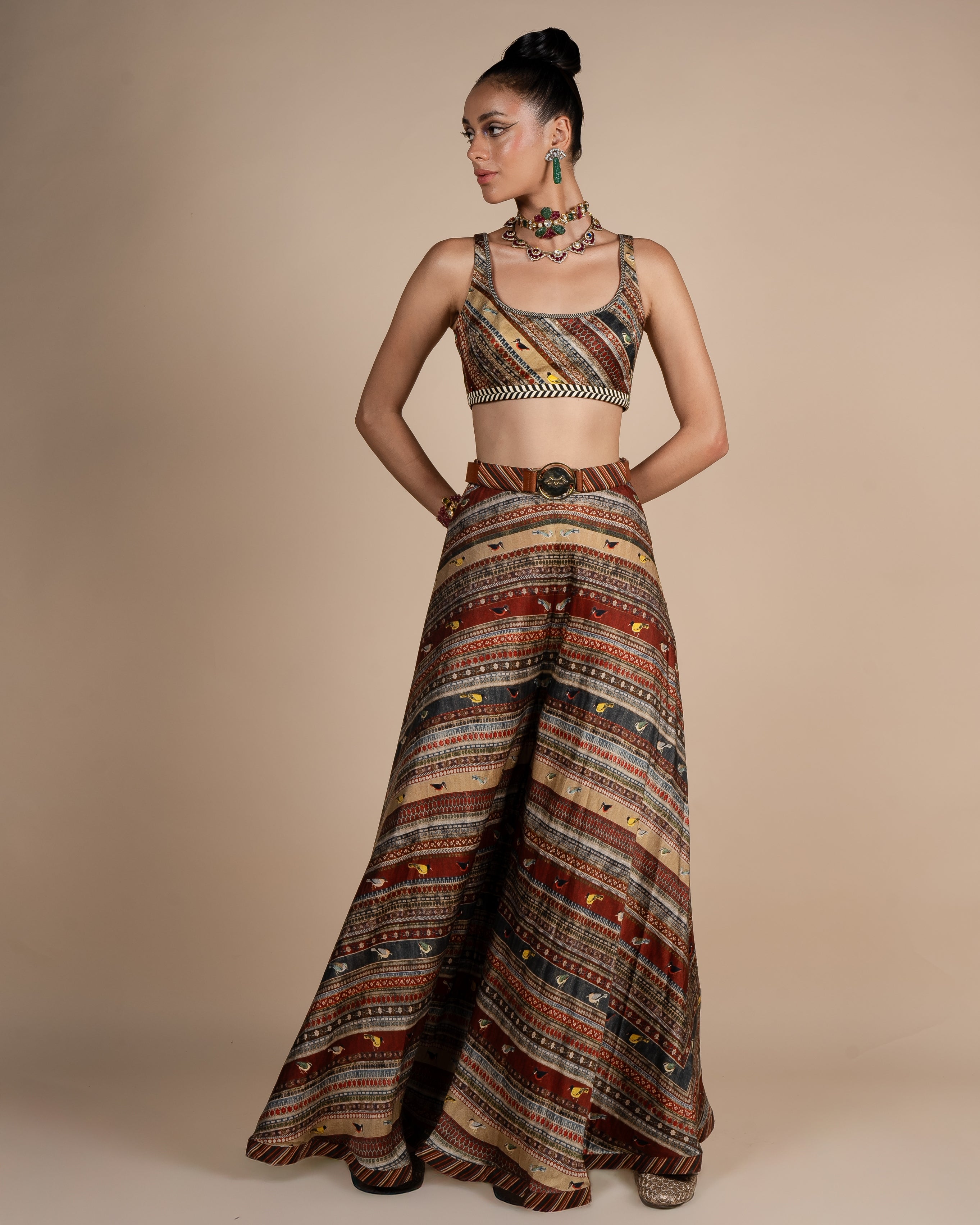 Multi- Hued Sharara Set By KYNAH, Luxury Indian Fashion & Bridal Wear