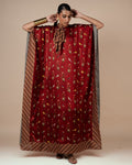 Crimson Red Kaftan By KYNAH, Luxury Indian Fashion & Bridal Wear